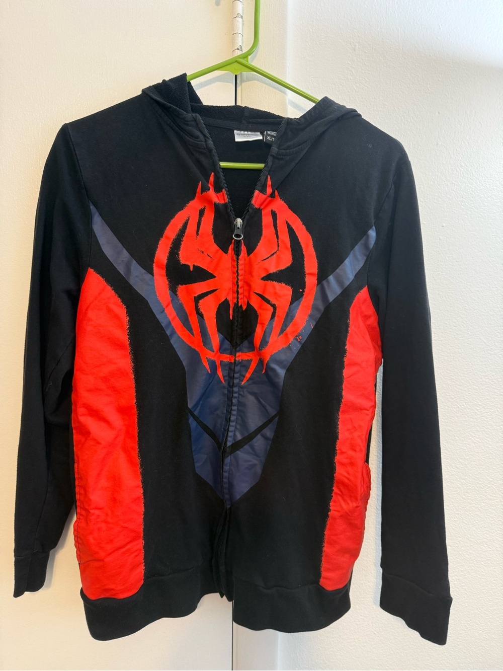Spiderman Black and Red Zip Hoodie Jacket